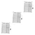 STOBOK 3 Sets Weekly Plan Message Board Weekly Planner Notepad Money Planner Weekly Planning Board Cute Planner Student White Boards Acrylic Clear Message Board Erasable Magnet Travel
