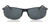 Carrera Huron/S Oval Sunglasses, Matte Black/Polarized Gray, 60 mm