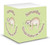 Personalized Sloth Sticky Note Cube