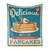 Lunarable Vintage Throw Blanket, Delicious Pancakes and Jam Eighties Diner Flyer Design Print, Flannel Fleece Accent Piece Soft Couch Cover for Adults, 60" x 80", Cream Brown