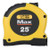 25 ft Tape Measure, 1 1/8 in Blade PK-3