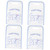 Operitacx 4pcs Portable Folder File School Folder Accordion Folder A4 Document Holder Folder Organizer Expandable Filing Organizer A4 Folder Document Organizer Business Bill Pp Letter