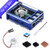 GeeekPi Raspberry Pi 3 B+ Case, Raspberry Pi Case with Fan, Raspberry Pi Heatsink for Raspberry Pi 3 Model B+, Raspberry Pi 3/2 Model B (Blue&Clear)