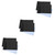 Operitacx 3 Sets Chalkboard Wall Sticker Peel and Stick Whiteboard Fridge Dry Erase Paper Whiteboard Wall Decal Menu Board Magnetic Blackboard Whiteboard for School White Paper Thicken Child