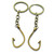 100 Items Keychain Keyring Key Tags Chains Rings Jewelry Bag Charms AA441 Hope Hook