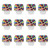 TBOUOBT 12 Pack Kitchen Cabinet Knobs, Drawer Knobs, Dresser Knobs, Drawer Pulls, Dresser Drawer, Handles Knobs, Colored Pencils