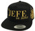 EL JEFE DE JEFES DE Mexicali Logo Federal HAT MESH Black