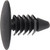 The Hillman Group 58449 Plastic Shield Clip, 7/16-Inch, Black, 15-Pack