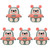 HAPINARY 5pcs Pencil Sharpener Pencil Cutter Cartoon Pencil Sharpener for Eyeliner Pencil Sharpener for Kids Eyeliner Sharpener Handheld Sharpener Automatic Student Use Tool Stainless Steel