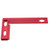 Precision Woodworking Ruler Aluminum Alloy 200mm Woodworking Square Hole Positioning Metric Measuring Ruler Carpenter Scriber for Carpenter Work, Measuring and Layout