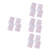 ABOOFAN 4pcs 4 Rainbow Notes Reminder Sticky Notes Tearable Memo Stickers Planning Notes Memo Pads Planner Sticky Notes Memo Pad Stickers Note Pads Paper Office Portable Memorandum