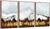 TIME TREE Abstract Geometric Mountain Nature Wall Decoration Artwork Canvas Wall Art for Living Room Wall Decor for Bedroom Bathroom 3 Piece Framed Canvas Art Prints Pictures Home Decor (12" x 16"x 3pcs coffee frame, Style 4)