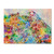 Edinburgh Street Map by Michael Tompsett, 18x24-Inch Canvas Wall Art