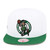 Mitchell & Ness Boston Celtics Snapback Hat - White/Green/NBA Finals 2008 Side Patch - Basketball Cap for Men