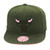 Mitchell & Ness Chicago Bulls NBA 1997 Finals Snapback Hat Cap - Olive/Pink Horn/Pink Bottom