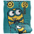 Minions Bob Green Silky Touch Super Soft Throw Blanket 50" x 60"