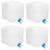 BESPORTBLE 4pcs Folding Bucket Emergency Water Jug Water Containers for Storage Plastic Water Carrier Tank Water Containers with Spout Folding Water Bottle Ldpe Portable Water Dispenser