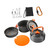 HOMSFOU 1 Set Teapot Pot Cookware Camping Skillet Camping Pans Backpacking Teapot for Camping Outdoor Cooking Pot Camping Cookware Kit Stainless Steel Combination Aluminum Oxide