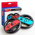 VANFIT Steering Wheels Kit for Nintendo Switch Joy-Con Racing Game Control (not included controller),Switch Handle Kit Steering Wheel for Nintendo Switch Joy-Con (Black)
