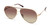 GUESS Men's Classic Aviator Pilot Sunglasses, Gold, 61mm