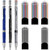Taveky 3 Pcs 2.0 mm Mechanical Pencil 2B with 5 Cases Lead Refills, Color and Black Refills for Draft Drawing, Carpenter, Writing, Crafting, Art Sketching