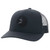 HOOEY Blush Adjustable Snapback Trucker Mesh Back Hat with Logo (Black)
