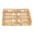 Creative Co-Op Multipurpose Hand-Woven Kitchen Decorative Rattan Handles Tray, Natural
