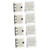 Ciieeo 8 Sets mini loose-leaf book scrapbook accessories pocket notepads blank sketch pad vocabulary notepad memo spiral notepads Household Note Book loose leaf paper student pvc notebook