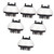 Beaupretty 6 Pcs Scalp Medicated Comb Hair Massager Scalp Hair Growth Comb Scalp Massage Hair Vibrating Comb Scalp Serum Oil for Hair Empty Comb for Scalp Care Household Pp White