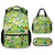 COOPASIA Frog Backpack with Lunch Box and Pencil Case, 16 Inch Frog Theme Bookbag with Adjustable Straps, Durable, Lightweight, Large Capacity, School Backpack for Girls Women