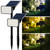JACKYLED Solar Spot Lights Outdoor, 84 LEDs Solar Lights for Outside with 5 Modes Auto On/Off, IP65 Waterproof Solar Landscape Spotlights for Yard Garden Decorative, Walkway, Driveway, 2 Pack