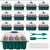 20 Pack Seed Starter Tray with Grow Light 240 Cell Seed Starter Kit Sprouting Tray with Adjustable Humidity Dome and Base Small Greenhouse for Indoors Plants Grow Trays for Seedlings Plant Germination