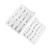 TEHAUX 4 Pcs Chess Mold Chess Handmade Crafts Silcone Molds Epoxy Chess Silicone Resin Art Clay Crafts Silicone Molds for Resin Chess Board Fondant Mold 3D Silica Gel White Crystal
