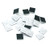 Vonty 200pcs 12x12mm Self Adhesive Cable Wire Tie Mount Base Holder Cable Management