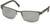 Fossil FOS3000ps Polarized Rectangular Sunglasses, Matte Black Ruthenium, 57 mm