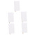 SEWACC 5pcs Notepad for Work Notebooks for Work Blank Notebooks Work Notebooks Notes Notebook for Work Blank Notepad Work Notepad Note Books for Work Leather White Paper Students Write
