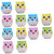 Ciieeo 72 Pcs Owl Pencil Sharpener Cartoon Pencil Sharpener Cute Supplies Cute Pencil Sharpener Small Animal Sharpeners Owl Stationery Pencil Sharpeners Plastic Student Cutter Light