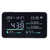 Carbon Dioxide Detector with Semiconductor TVOC Sensor, Accurate CO2 Detection, Stable Performance, Big Screen Display for Power, Temperature, and Humidity (Black)