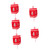 Homoyoyo 5pcs Year of The Rabbit Lantern Ornament 2023 Chinese New Year Lanterns Rabbit Year Lantern Chinese Lanterns Chinese Lantern Decor 3D Red Lantern Felt Cloth Chinese Style