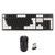 EBTOOLS Wireless Keyboard Mouse Combo, 104 Key RGB LED Backlight Standard American Layout Gaming Keyboard, 2.4Ghz Connection Waterproof Mouse, for PC