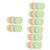 NUOBESTY 40 Sets Notes for The Opposite Sticky Paper Pads Office Note Sticky Memo Pads Self-Adhesive Note Pads Cute Multi-Function Note Stickers Student Alien Portable