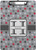 Personalized Red & Gray Polka Dots Clipboard (Letter Size)
