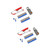 OSALADI 2pcs Coax Cable Crimper Coax Cable Tester Tech Tool Fitting Wire Stripper Cable Installation Cable Crimping Tool Crimp Tool Compression Tool Kit Coaxial Squeeze Pliers