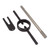 Porotmotor Motorcycle Fork Service Tool Kit, 2PCS Fork Maintenance Tool Set Fork Spring Compressor and Damper Rod Bleed Tool