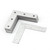 L Type Flat Metal Corner Braces Angle Brackets Plate Connector 20pcs