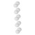 Abaodam 10 Pcs Chandelier Lantern Shade Ceiling Lamp Shades Chandelier Paper Lampshade Japanese Lantern White Lamp Shade Pendant Lighting Hanging Paper Lantern Small Lampshade Lamp Supply