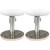 Homoyoyo 2pcs Ironing Stool Laundry Room Iron Board Ironing Board Replacement Table Top Ironing Mat Ironing Arm Stool Counter Ironing Board Mini Table Wooden Travel Iron Plate Multifunction