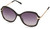 GUESS Women's Rectangular Sunglasses, Shiny Black, 53mm