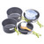 CLISPEED 1 Set Camping Pan Set Camping Fry Pan Camp Cookware Folding Tool Folding Camping Pan Kit Camping Pot Folding Camping Kettle Folding Cookware Backpack Foldable Aluminum Oxide