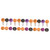 Uonlytech 24 Pcs Lantern Decoration Foldable Lantern Halloween Hanging Lanterns Halloween Lantern Ornaments Paper Lanterns for Halloween Jack- O- Lantern Paper Lantern Lamp Pumpkin Metal